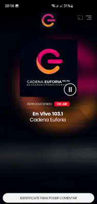 Cadena Euforia android App screenshot 1